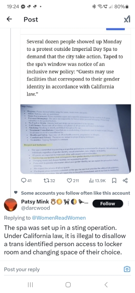 Imperial Spa, San Francisco, USA - incident with a transman.