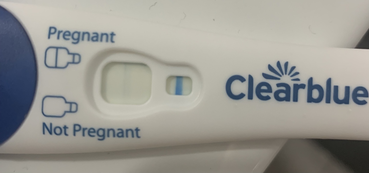 Pregnancy test (positive or negative)