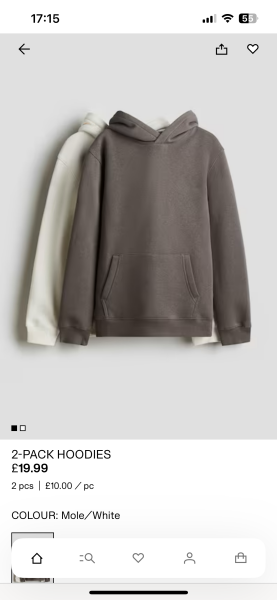 Clothes have really gone up in price!