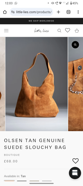 What was your last bag purchase?