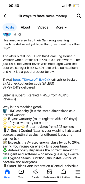 Washing machine recommendations