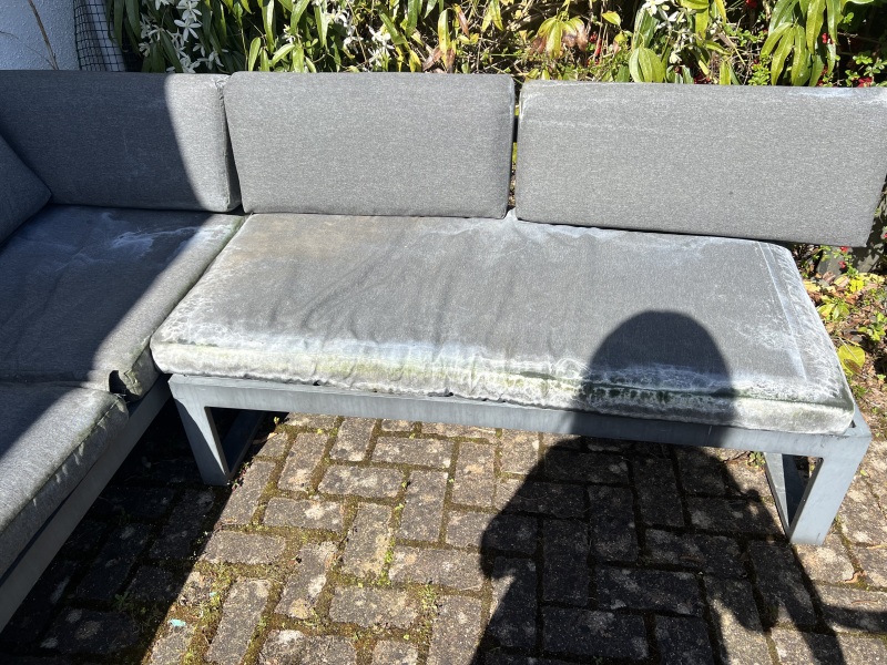 Cleaning patio furniture