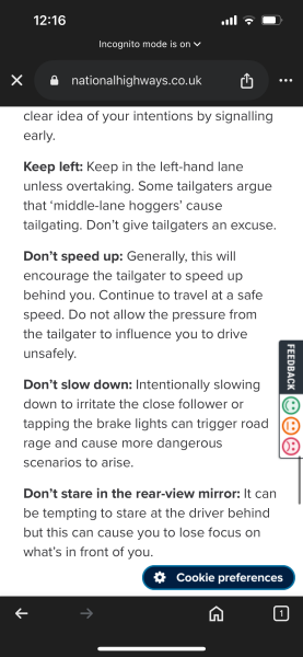 Confidence knocked on the road this evening how to move past it