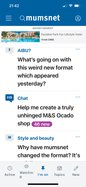 What’s going on with this weird new format which appeared yesterday?