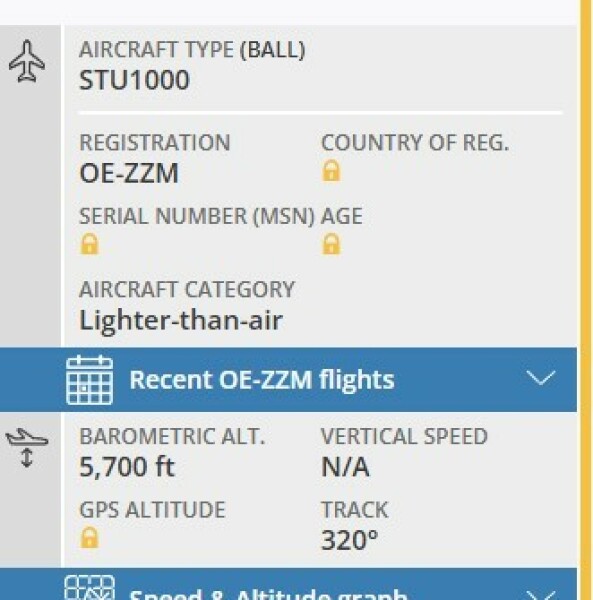 Flightradar 24.  What is the ball?!