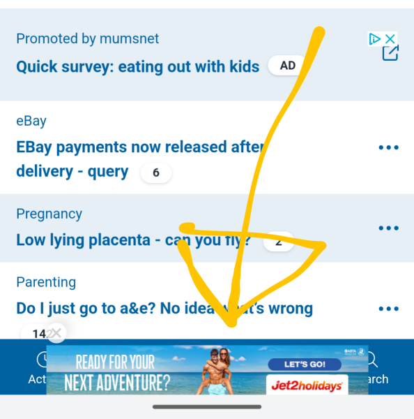 Jet2 ad constantly popping up