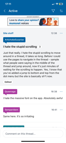 I hate the stupid scrolling