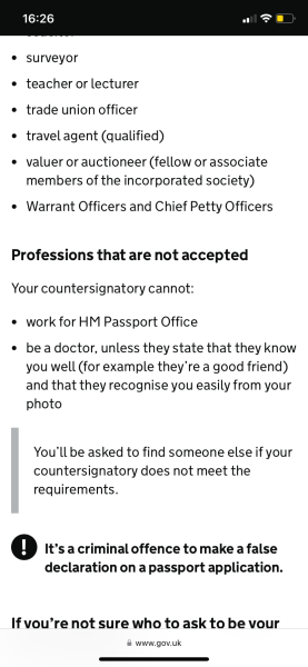 Don’t have anyone to sign passport