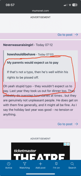 Dreading telling DH about holiday with parents