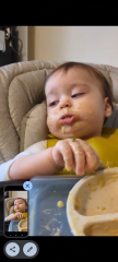 Seizure like movements when eating 10 months old baby