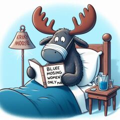 The Bluestocking - where Spring has sprung and the grass is riz.