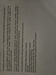 To ask someone to explain these teaching assistant terms of employment!