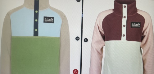 Colour combo fleece for kids ?