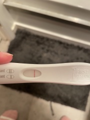 Pregnancy symptoms and test results