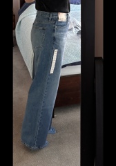 Going from slim jeans to wide