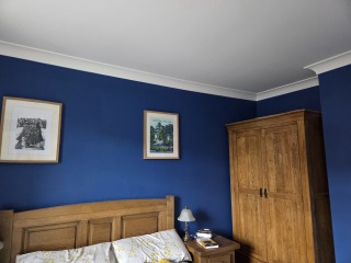 Can you show me dark blue rooms?