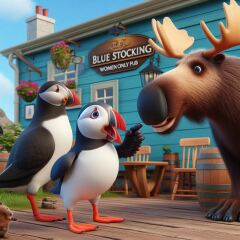 Roll up, Ladies and Gentlecreatures, the Bluestocking has been redecorated