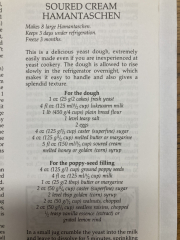 South African Hammantaschen recipe?