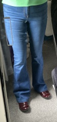 Never found a flattering pair of jeans - apple shape and feeling rubbish!