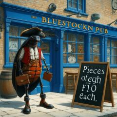 The Bluestocking - where Spring has sprung and the grass is riz.