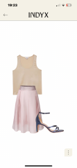 What top to wear with this skirt- wedding guest