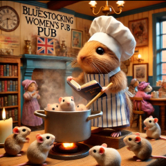 Roll up, Ladies and Gentlecreatures, the Bluestocking has been redecorated