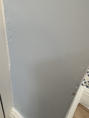AIBU - Painter has painted onto glass of windows?