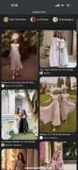 Why is the go to mother of bride outfit a hideous stiff coat dress with hat?