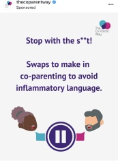 To think this co-parenting advice is a joke