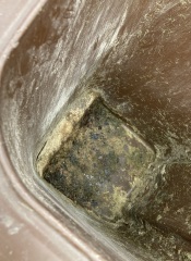 To think this is remains of asbestos in this bin? With photo