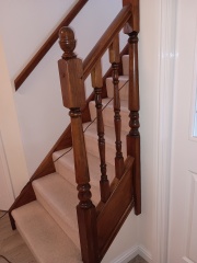 Staircase update, do I paint the bannister or replace totally?