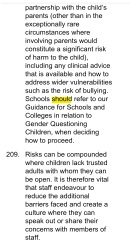 “Outing” and “Transphobia”: Informing a parent that her child was being “socially transitioned” by a school/college