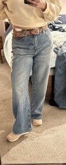 Going from slim jeans to wide