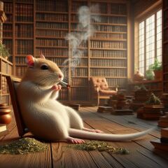 The Bluestocking - where Spring has sprung and the grass is riz.