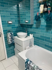 To ask you to show me your bathrooms?