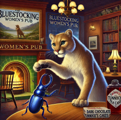 The Bluestocking - where Spring has sprung and the grass is riz.