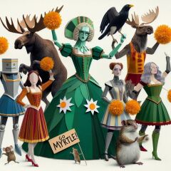 Roll up, Ladies and Gentlecreatures, the Bluestocking has been redecorated