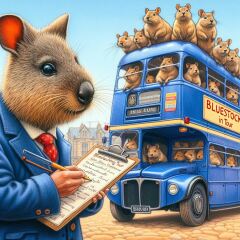 Roll up, Ladies and Gentlecreatures, the Bluestocking has been redecorated