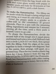 South African Hammantaschen recipe?