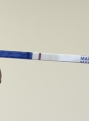 Possible vvvvvfaint line at 8dpo??