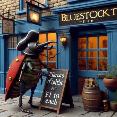 The Bluestocking - where Spring has sprung and the grass is riz.