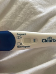 Pregnancy symptoms and test results