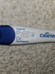 Clearblue positive or evaporation?