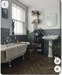 Show me your bathrooms! Decor indecision.
