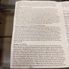 Sharing Sunday services