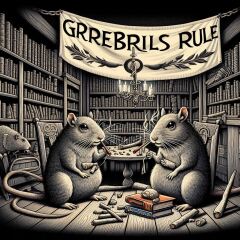 The Bluestocking - where Spring has sprung and the grass is riz.