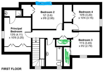 How do we keep this a 4 bed but add an ensuite ...