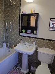 To ask you to show me your bathrooms?