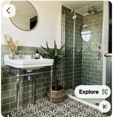 Show me your bathrooms! Decor indecision.