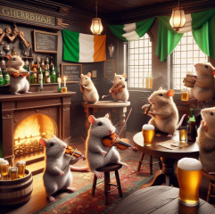 The Bluestocking - where Spring has sprung and the grass is riz.